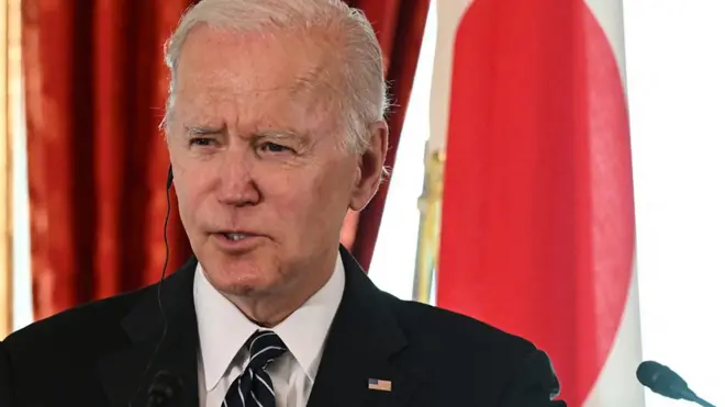 拜登在東京回答記者提問（23/5/2022）