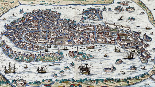 Mapa antiguoblaze esportesVenecia
