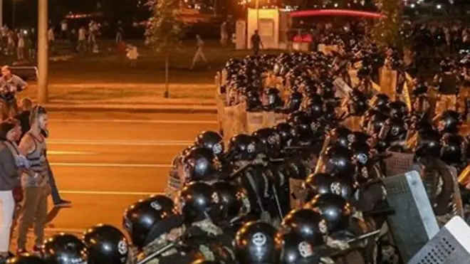 Протесты в Минске