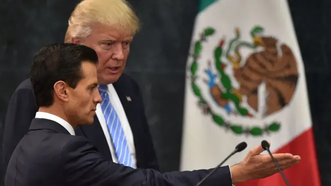 Trump y Peña Nieto