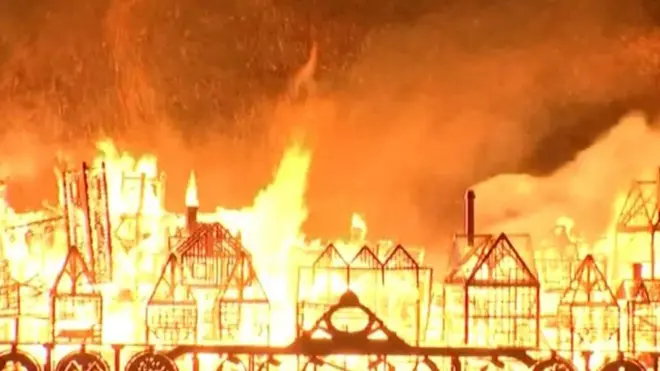 Пожар в Лондоне