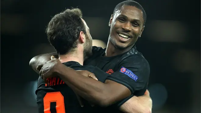 Odion Ighalo ati Juan Mata