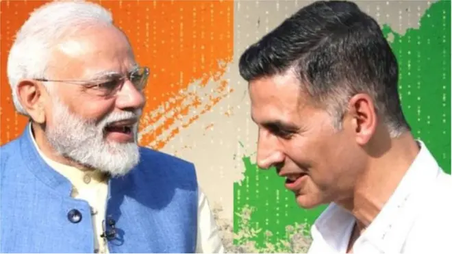 ప్రధాని నరేంద్ర మోదీ, అక్షయ్ కుమార్