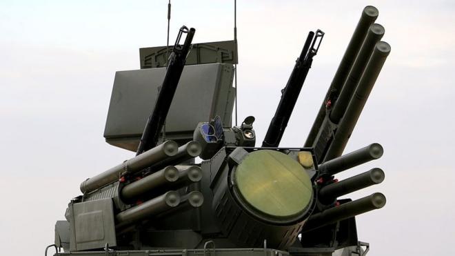 Российская система ПВО "Панцирь"