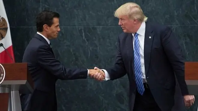 Le président mexicain Enrique Pena Nieto a annoncé jeudi qu'il annulait sa visite à Washington pour protester contre la volonté de son homologue américain de construire un mur à la frontière entre les deux pays