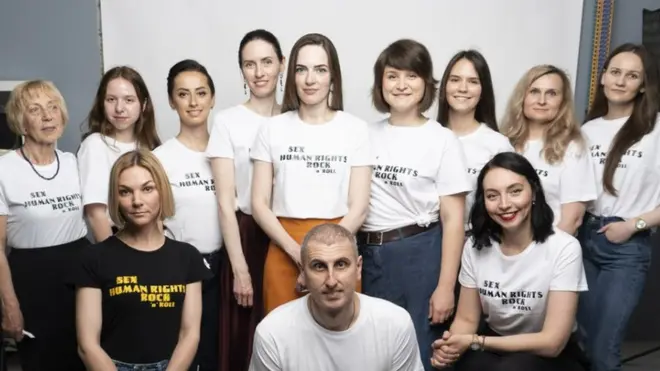 Команда Українського Центру громадянських свобод. Вони отримали Нобелівську премію миру