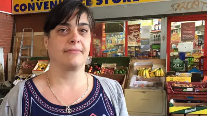 Maria Vigo işçi sınıfının Kensington'un zengin sakinleri tarafından bölge dışına sürülmek istendiğini söylüyor