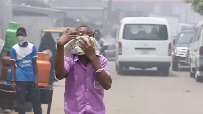 Lagos: Ojota durti fire dey spoil tins dey go for pipo.