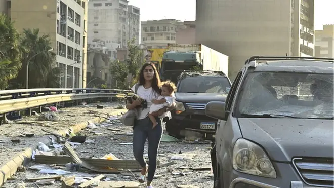 لبنان کې چاودنه