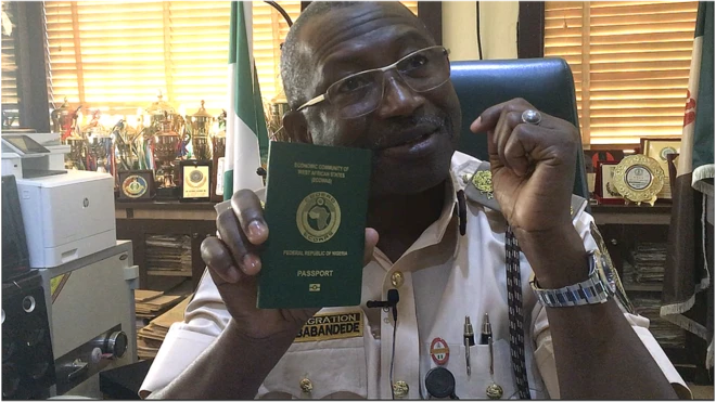 Comptroller General of Nigeria Immigration Service, Mohammed Babandede