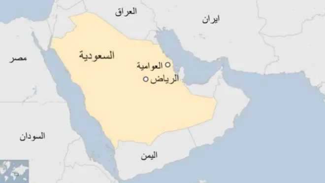 تشهد المنطقة اضطرابات بسبب مشروع حكومي لإعادة تطوير حي المسورة في بلدة العوامية بمحافظة القطيف