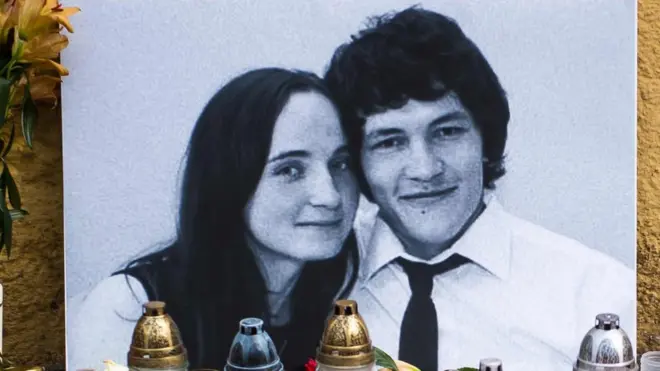 Jan Kuciak y Martina Kusnirova