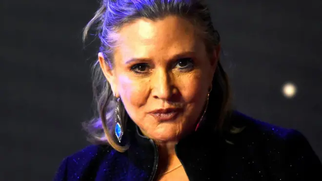 Кэрри Фишер стала известной после роли принцессы Леи в "Звездных войнах"