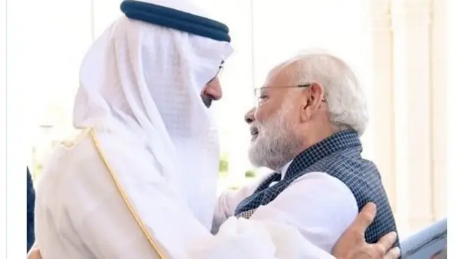 مودی اور ابوظہبی کے شیخ