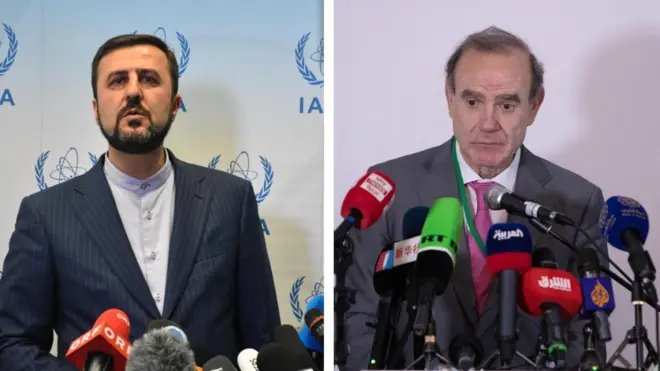 انریکه مورا و کاظم غریب‌آبادی
