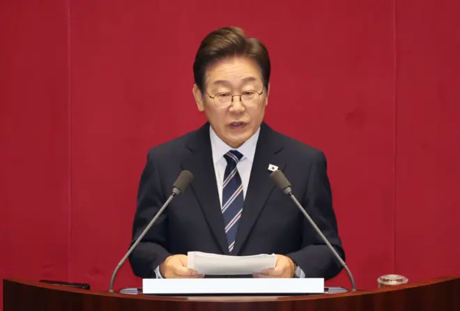 시정연설하는 이재명 대통령