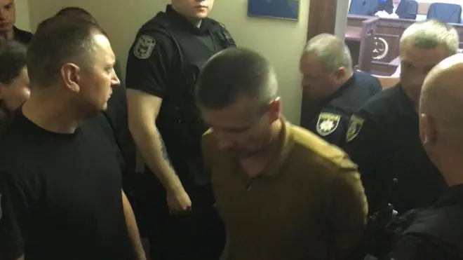 Один з затриманих переяславських поліцейських у суді