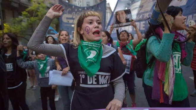 Protesta de mujeres