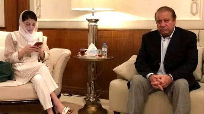 नवाज़ शरीफ़ और मरियम