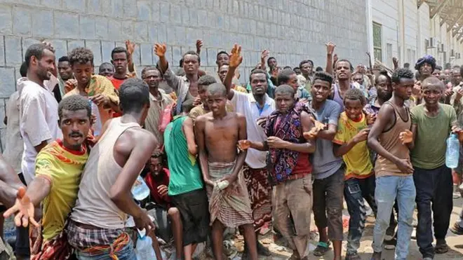 Godaantota Itoophiyaa Yaman Istaadiyamii Adan keessatti hidhamanii jiran