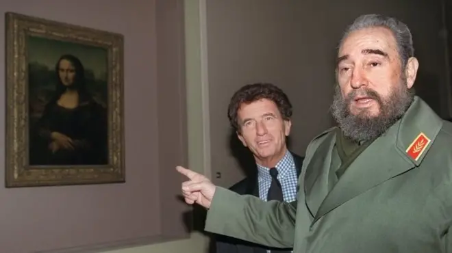 Фідель Кастро в Луврі