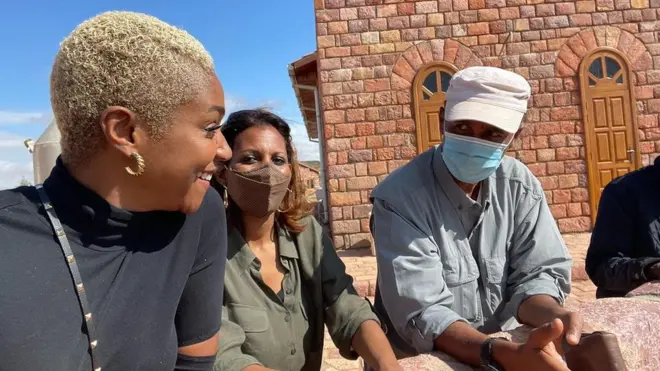 ኣመሪካዊት-ኤርትራዊት ቲፋኒ ሓድሽ ምስ ፕረዚደንት ኢሳይያስ