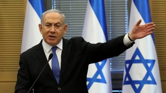 Benjamin Netanyahu akizungumza katika bunge Israel