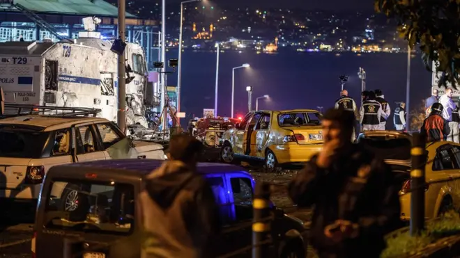 İstanbul'da bombalı saldırının düzenlendiği bölge