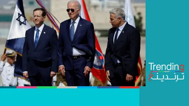 بايدن في أول زيارة للشرق الأوسط منذ توليه الرئاسة