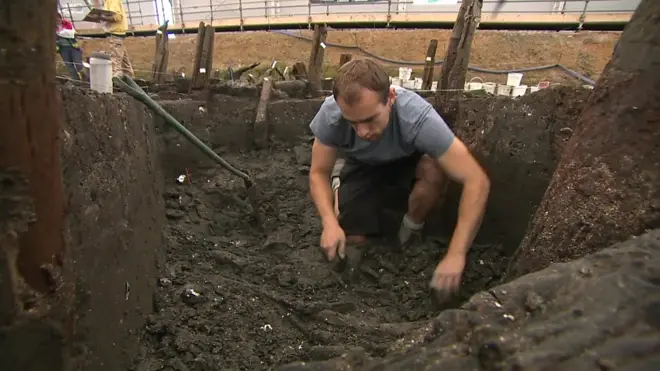 На месте раскопок