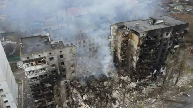 Kiev yakınlarındaki Borodyanka kenti