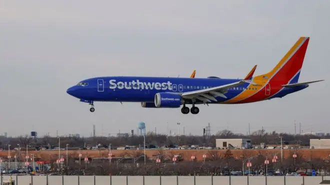 Southwest Airlines plane