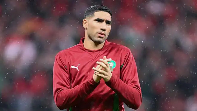 الاعب المغربي أشرف حكيمي