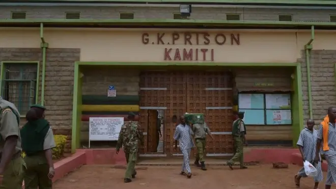 Hidhamtootni 'Islamists' sadii mana hidhaa Keeniyaa magaalaa Naayiroobii ala jiru keessaa miliqana