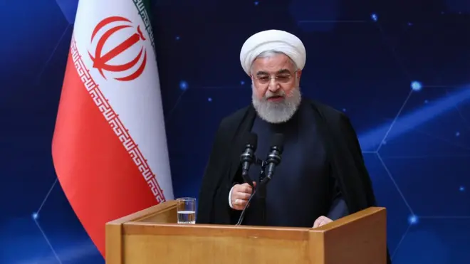 El presidente de Irán, Hassan Rounani