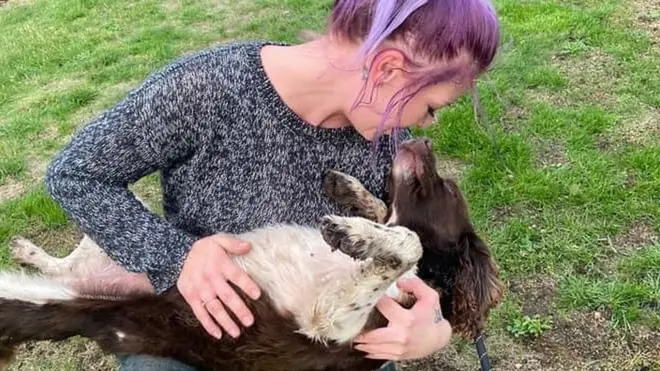 Codie Hutton said Maisie "just bolted" when a firework went off near Melton Playing Fields