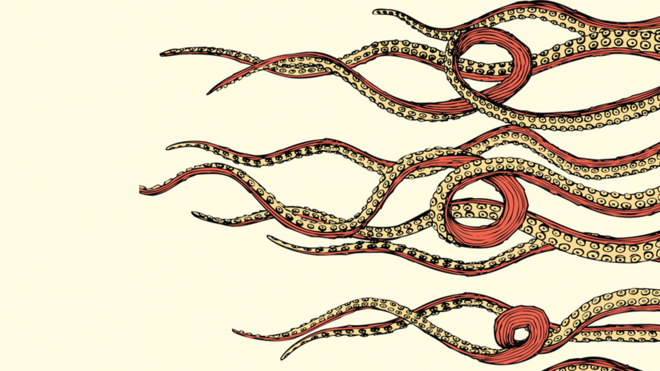 Ilustração tentáculos