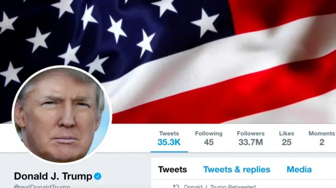 Al momento de publicación de esta nota, Trump tiene 44,6 millones de seguidores en Twitter.