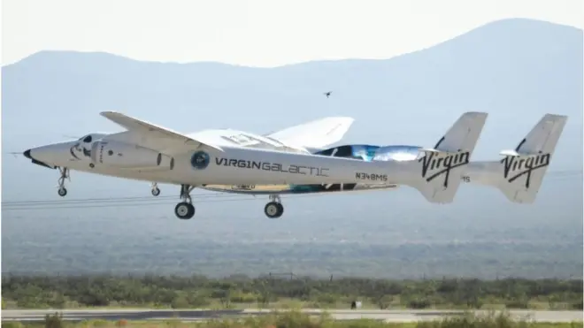 Virgin Galactic's VSS Unity spacecraft