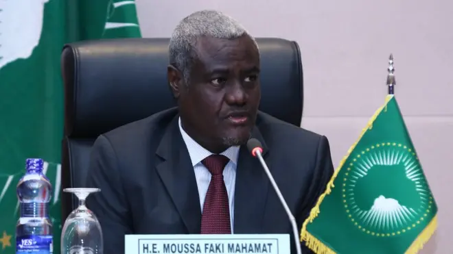 Moussa Faki Mahamat, le président de la Commission de l'Union africaine