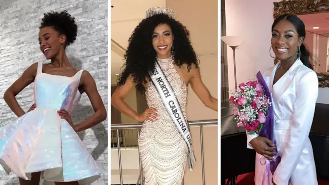 ከግራ ወደ ቀኝ ካሌግ ጋሪስ፣ ቸስሊ ክርይስት፣ ኒያ ፍራንክሊን