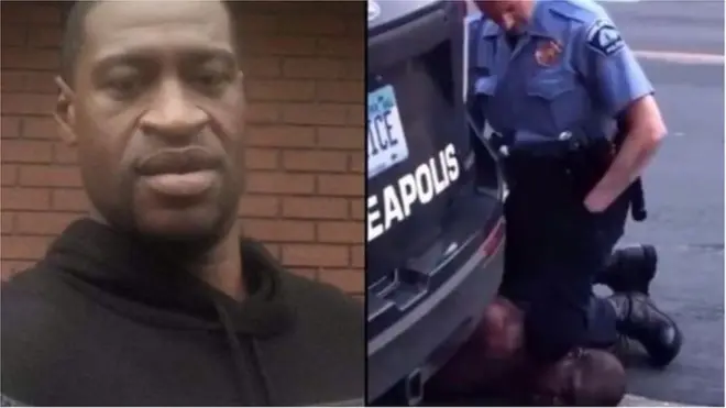 George Floyd di black American wey die for police custody