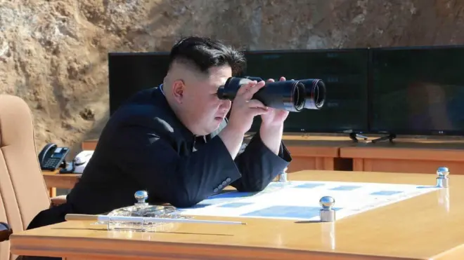 Kim Jong-un tem feito diversas ameaças e deu ordem para testes7games r apkmísseis intercontinentais recentemente