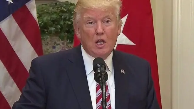 الرئيس الأمريكي دونالد ترامب