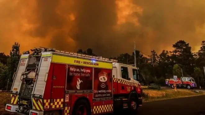 ऑस्ट्रेलिया में जंगल की आग