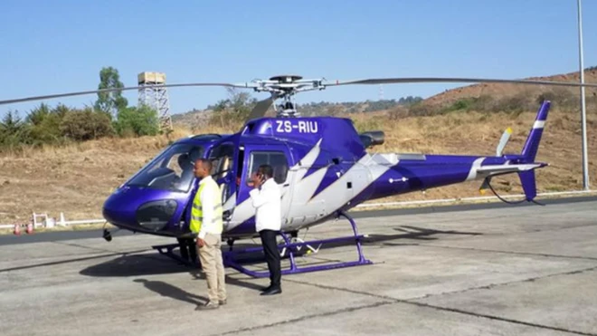 የእሳት ማጥፊያ ሂሊኮፕተር