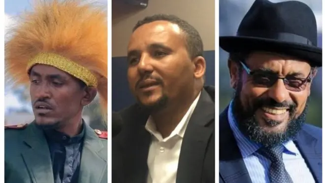 Art. Hacaaluu Hundeessaa, obbo Jawaar Mohaammadiifi obbo Baqqalaa Garbaa