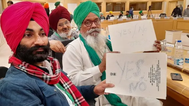 రైతుల నిరసనలు