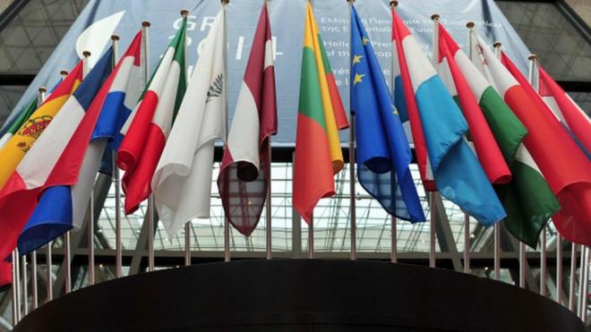 Прапори країн-членів Ради ЄС