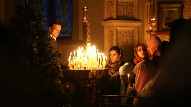 Jen Mironosits kilsəsində Milad günü tədbiri